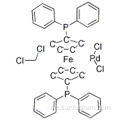 1,1&#39;-Bis (diphenylphosphino) ferrocen-palladium (II) dichloriddichlormethan-Komplex CAS 95464-05-4